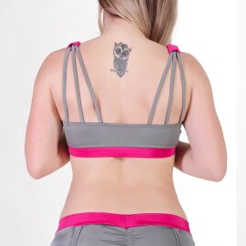 Pole Candy Top Cher S Gris / Fucsia