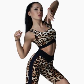 i-Style Top Prosto Terciopelo Leopardo M