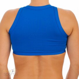 PoleFit Top Cuello Alto Crop XS Azul