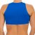 PoleFit Top Cuello Alto Crop XS Azul