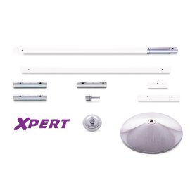 X-Pole XPert (NXN) Recubierto con Polvo Blanco