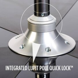 Lupit Pole Stage Patas Largas Metalizado 45 mm