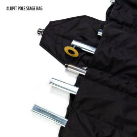 Lupit Pole Stage Patas Cortas Metalizado 45 mm con Bolsas de Transporte