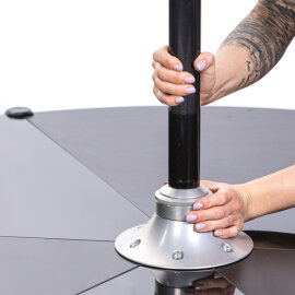 Lupit Pole Stage Patas Cortas Recubiertas en Polvo 45 mm en Bolsas de Transporte