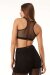 Polerina Pantalones de Deporte Malla Negra M