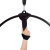Correa de muñeca para aros aéreos terciopelo negro