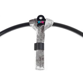 Correa de muñeca para aros aéreos de terciopelo Plata