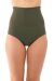 Dragonfly Pantalones Cortos Tiro Alto Betty Caqui