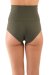 Dragonfly Pantalones Cortos Tiro Alto Betty Caqui