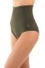 Dragonfly Pantalones Cortos Tiro Alto Betty Caqui