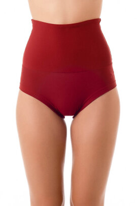 Dragonfly Pantalones Cortos Tiro Alto Betty Burdeos XS