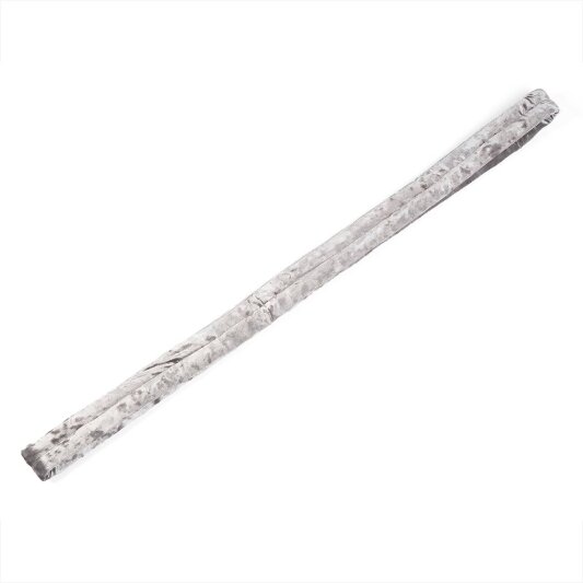 Paquete de poleas redondas de PoleSports para colgar aros aéreos de terciopelo Plata