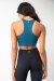 Lunalae Top Aliza Cuello Alto Verde Azul XL