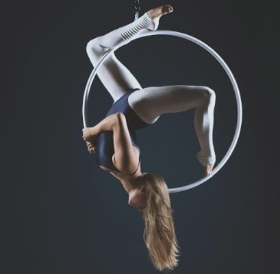 PoleSports Aro Aéreo 1-Punto Ø 30,0 mm - Blanco Seminuevos