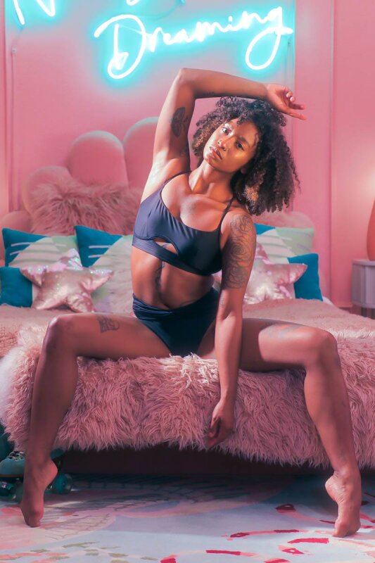Sway Pole Wear Top Cindy Cuervo Negro XS