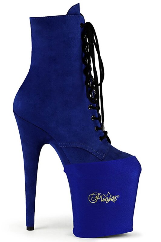 Pleaser Protector de Tacón Azul Real Lycra