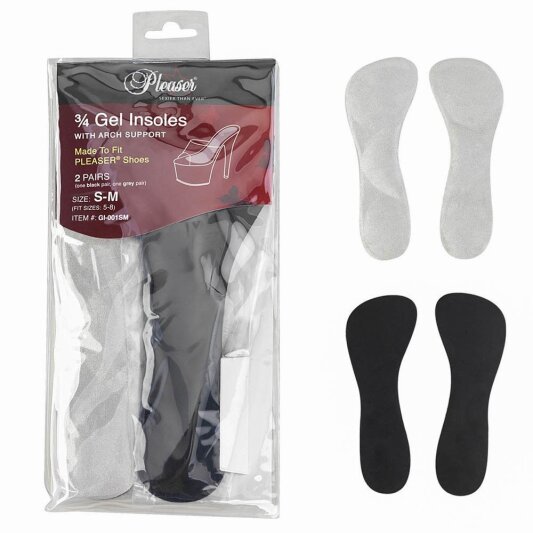 Pleaser Plantillas de Gel con Soporte para el Arco como Par para Tacones Altos