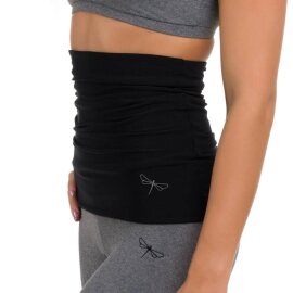 Dragonfly Calentador Espalda Negro L/XL