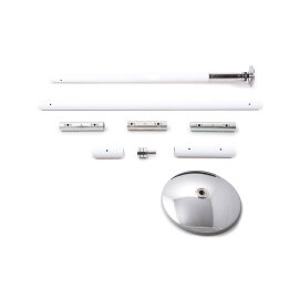 X-Pole XPert PRO (PX) Recubierto en Polvo Blanco 45 mm...