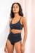 Lunalae Pantalones Cortos Tiro Alto Paris Media Noche Shine S