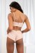 Lunalae Pantalones Cortos Tiro Bajo Paris Rosado M