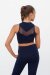 Intermezzo Top Mao Azul Marino L