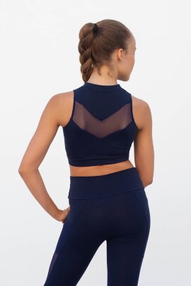 Intermezzo Top Mao Azul Marino XL