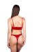 Tanga Naughty Thoughts de vinilo Rojo L