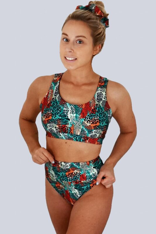 Juicee Peach Pantalones Cortos Wild Estampado Selva XL