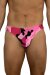 Juicee Peach Tanga para hombre Rosa Army XS