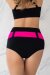 i-Style Pantalones Cortos Bondiana M Negro / Rosa fuerte