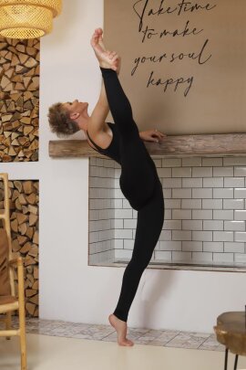 i-Style Conjunto de Yoga Negro XS