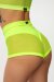 Polerina Pantalones Cortos Amarillo Neón