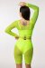 Polerina Top Básico Amarillo Neón M