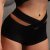 i-Style Pantalones Cortos Criss Cross L Negro