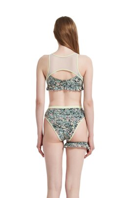 Hamade Activewear Top Dance Floral