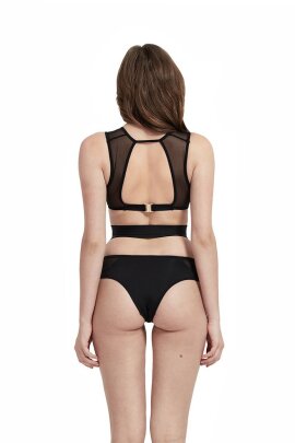 Hamade Activewear Top Cruzado Eyelet Malla S