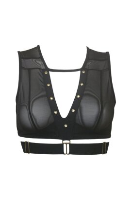 Hamade Activewear Top Cruzado Eyelet Malla S