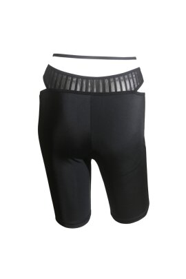 Hamade Activewear Bike Pantalones Cortos A Rayas Malla Ring Front XL