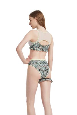 Hamade Activewear Con Ligueros Pantalones Cortos Floral L