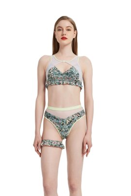 Hamade Activewear Top Dance Floral M
