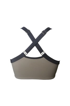 Hamade Activewear Sports Top Crossback Caqui L