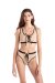 Hamade Activewear Pantalones Cortos Pernera Alta con Encaje-Up Nude L