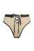 Hamade Activewear Pantalones Cortos Pernera Alta con Encaje-Up Nude L