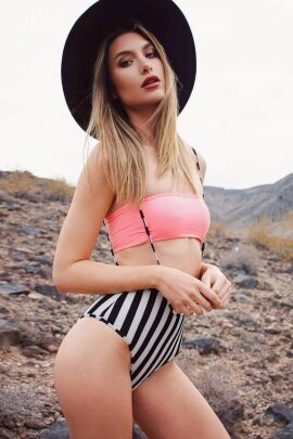 Hamade Activewear Bandeau Top Rosa M