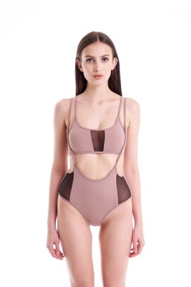 Hamade Activewear Top Escote Redondo Rojo Pastel Rosa M