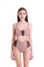 Hamade Activewear Top Escote Redondo Rojo Pastel Rosa XL