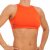 PoleFit Top Cuello Alto Crop XS Naranja