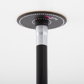 Lupit Pole Diamond G2 Quick Lock 45 mm Recubierto en Polvo Negro