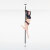 Lupit Pole Diamond G2 Quick Lock 45 mm Recubierto en Polvo Negro 2,34 m - 2,83 m